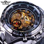 [✔]Winner Original Men Watches Male Luxury Men's Watch, Waterproof Watch Full Steel Business Watch For Men,Luxury Men's Watch, Automatic Mechanical Watch
