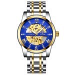 [✔]Original Tevise Watch,Men Watches Male Luxury Automatic Mechanical Watch Men’s Watch, Waterproof Watch Full Steel Business Watch For Men, Luminous Watch