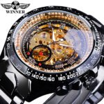 [✔]Winner Original Men Watches Male Luxury Men's Watch, Waterproof Watch Full Steel Business Watch For Men,Luxury Men's Watch, Automatic Mechanical Watch