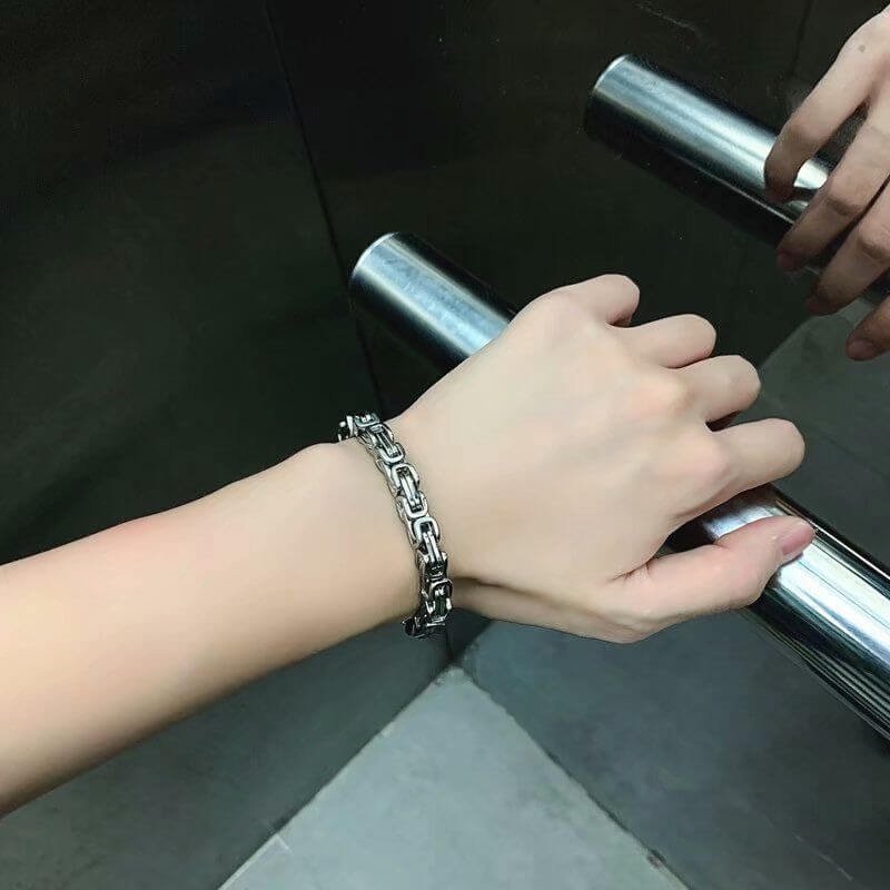 [✔] Fashion Men's Bracelets, Women's Bracelets, Titanium Steel Bracelet, Non Fading Bracelet, Bracelets for Men and Women,Punk Bracelet