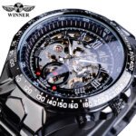 [✔]Winner Original Men Watches Male Luxury Men's Watch, Waterproof Watch Full Steel Business Watch For Men,Luxury Men's Watch, Automatic Mechanical Watch