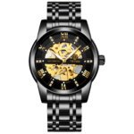 [✔]Original Tevise Watch,Men Watches Male Luxury Automatic Mechanical Watch Men’s Watch, Waterproof Watch Full Steel Business Watch For Men, Luminous Watch