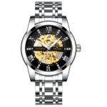[✔]Original Tevise Watch,Men Watches Male Luxury Automatic Mechanical Watch Men’s Watch, Waterproof Watch Full Steel Business Watch For Men, Luminous Watch