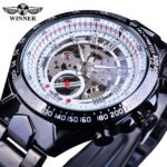 [✔]Winner Original Men Watches Male Luxury Men's Watch, Waterproof Watch Full Steel Business Watch For Men,Luxury Men's Watch, Automatic Mechanical Watch