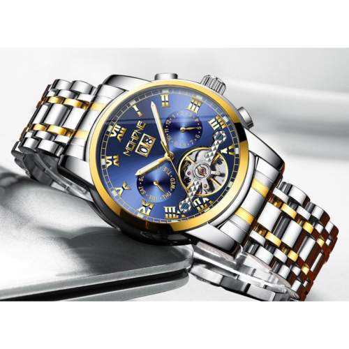 [✔]Original MOHDNE Men's Watch,Men Watches Male Luxury Automatic Mechanical Watch Men’s Watch, Waterproof Watch Full Steel Business Watch For Men