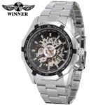 [✔]Winner Original Authentic Full Hollow Men's Automatic Mechanical Watch, Men Business Watch