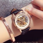 [✔] CAROTIF Luxury Women's Watch, Stylish Automatic Mechanical Watch for Women, Hollow Waterproof Luminous Watch,  Fashion Women's Watch, Casual Wristwatch,Women Watches,Fashion Watch for Women