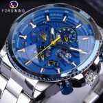 [✔]Forsining Original Men Watches Male Luxury Automatic Mechanical Watch Men's Watch, Waterproof Watch Full Steel Business Watch For Men