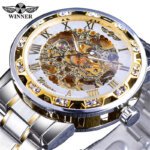 [✔]Winner Original Men Watches Male Luxury Mechanical Watch Men's Watch, Full Steel Business Watch For Men