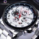 [✔]Forsining Original Men Watches Male Luxury Automatic Mechanical Watch Men's Watch, Waterproof Watch Full Steel Business Watch For Men