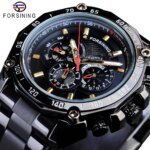 [✔]Forsining Original Men Watches Male Luxury Automatic Mechanical Watch Men Waterproof Full Steel Business Watch