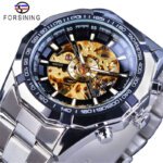 [✔]Forsining Original Men Watches Male Luxury Men's Watch, Waterproof Watch Full Steel Business Watch For Men,Luxury Men's Watch, Automatic Mechanical Watch