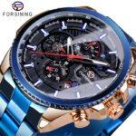 [✔]Forsining Original Men Watches Male Luxury Automatic Mechanical Watch Men's Watch, Waterproof Watch Full Steel Business Watch For Men