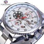 [✔]Forsining Original Men Watches Male Luxury Automatic Mechanical Watch Men's Watch, Waterproof Watch Full Steel Business Watch For Men