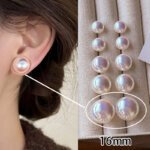 Exquisite Aurora Purple Pearl Earrings for Women, Fashion Women's Earrings, Luxury Jewelry