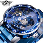 [✔]Winner Original Men Watches Male Luxury Mechanical Watch Men's Watch, Full Steel Business Watch For Men