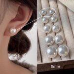 Exquisite Aurora Purple Pearl Earrings for Women, Fashion Women's Earrings, Luxury Jewelry