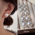 Exquisite Aurora Purple Pearl Earrings for Women, Fashion Women's Earrings, Luxury Jewelry