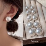 Exquisite Aurora Purple Pearl Earrings for Women, Fashion Women's Earrings, Luxury Jewelry