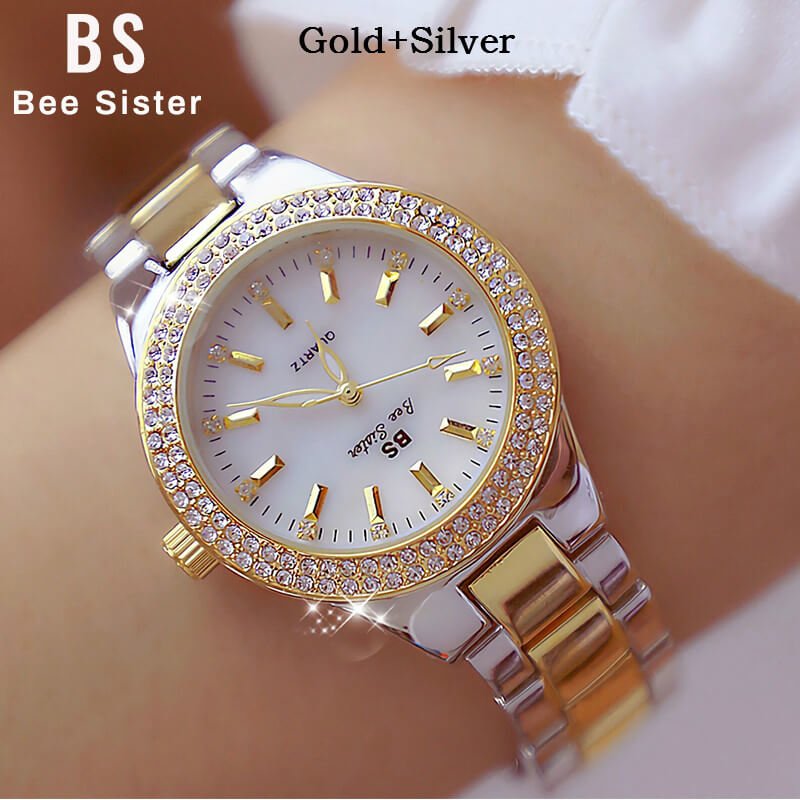 [✔]Bs Bee Sister Luxury Watch,  Fashion Women's Watch, Casual Wristwatch,Quartz Watch,Women Watches,Fashion Watch for Women