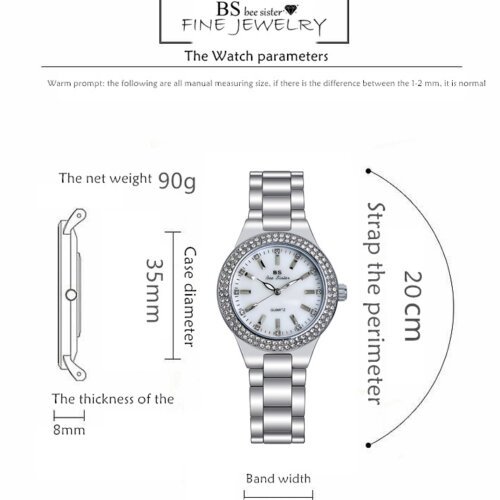 [✔]Bs Bee Sister Luxury Watch,  Fashion Women's Watch, Casual Wristwatch,Quartz Watch,Women Watches,Fashion Watch for Women