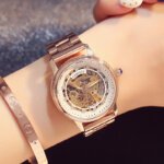 [✔] CAROTIF Luxury Women's Watch, Stylish Automatic Mechanical Watch for Women, Hollow Waterproof Luminous Watch,  Fashion Women's Watch, Casual Wristwatch,Women Watches,Fashion Watch for Women