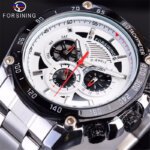 [✔]Forsining Original Men Watches Male Luxury Automatic Mechanical Watch Men Waterproof Full Steel Business Watch