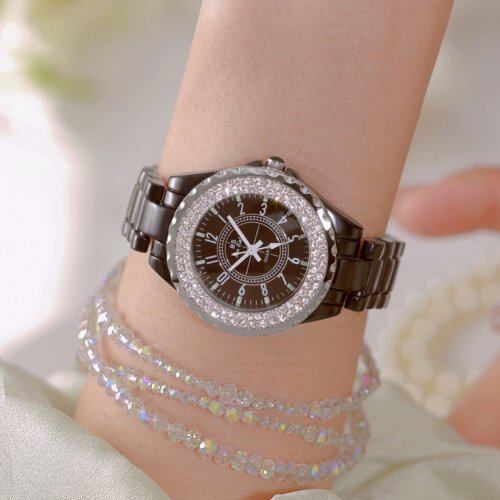 [✔]Bs Bee Sister Women Watches , Luxury Ceramic Women's Watch,Fashion Quartz Watch, Women WristWatch,Female Wristwatch  BS-FA0280T