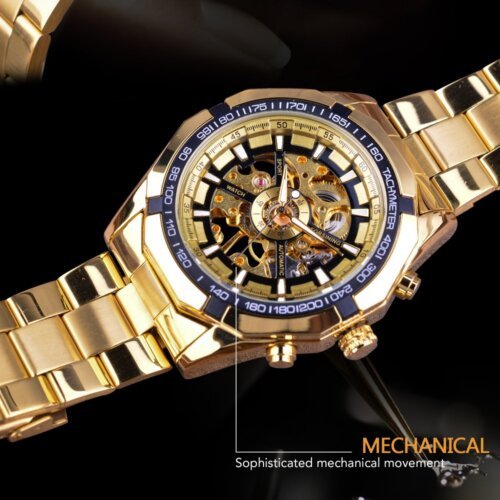 [✔]Forsining Original Men Watches Male Luxury Men's Watch, Waterproof Watch Full Steel Business Watch For Men,Luxury Men's Watch, Automatic Mechanical Watch