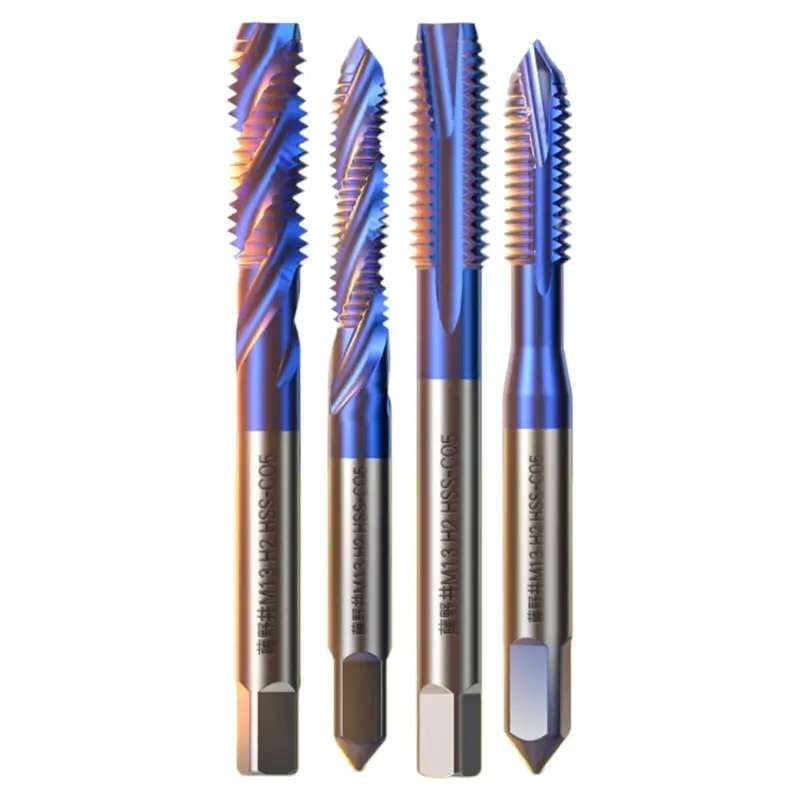 1_sg-11134201-7ra0z-m4sq9kr6ohfy38 Japan Special Tap for Stainless,Blue Nano Coated Cobalt Containing Tap, Machine Tap Screw Thread for Tapping Copper and Aluminum M2 M3 M4 M5 M6 M7 M8 M9 M10 M11 M12 M14 M16