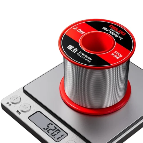 DELIXI High-purity Lead-free Solder Wire, with Rosin Environmentally Friendly Low-temperature Soldering Iron Solder Wire, Repair Soldering Tin Wire