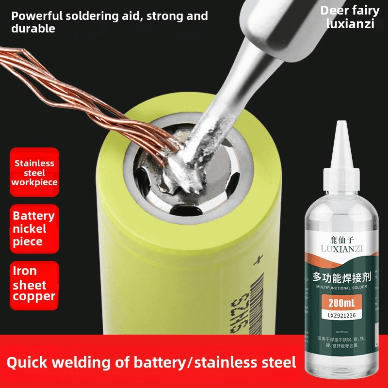 Stainless Steel Flux, Liquid Rosin, Multifunctional Strong Soldering Agent, Battery Nickel Sheet Soldering Water