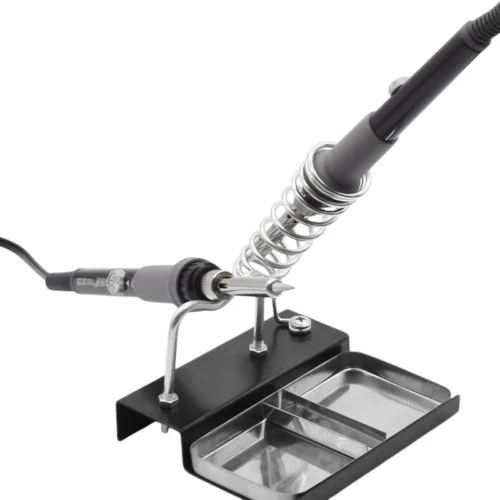 Metal Soldering Iron Holder + Rosin + Sponge, Electrical Repair Tools