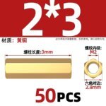 M2 M2.5 M3 M4 M5 M6 Two-way Hexagonal Copper Post, Copper Nut, Copper Screw, Isolation Post, Circuit Board Nut Post, Chassis Motherboard Computer Board Screw Post