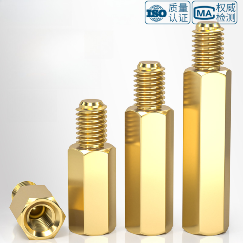 M2/M2.5/M3/M4/M5/M6 Copper Brass Pillars Standoff Circuit Spacer PCB Board Nut Screws,Hexagonal Copper Post,Single Head Copper Screw Post,Computer Case Motherboard Screw,Support Post