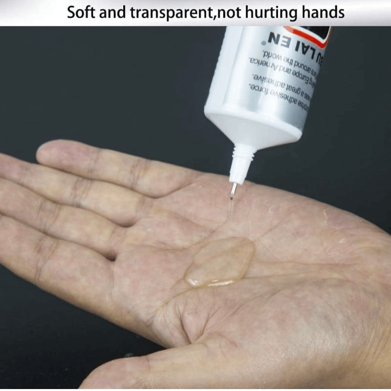 B7000 Jewelry Glue for Jewelry Making, 50ML/1.69 fl oz Clear B-7000 Glue Rhinestone, Multipurpose Super Adhesive for Phone Repair Nail Art Wood Glass Charms