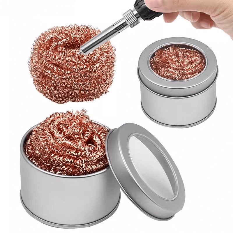 Electric Soldering Iron Tip Cleaner, Welding Head Cleaning,soldering Iron Cleaning Ball, Quick Tin Removal