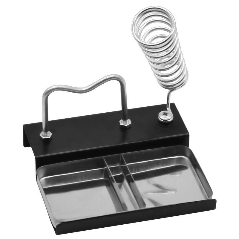 Metal Soldering Iron Holder + Rosin + Sponge, Electrical Repair Tools