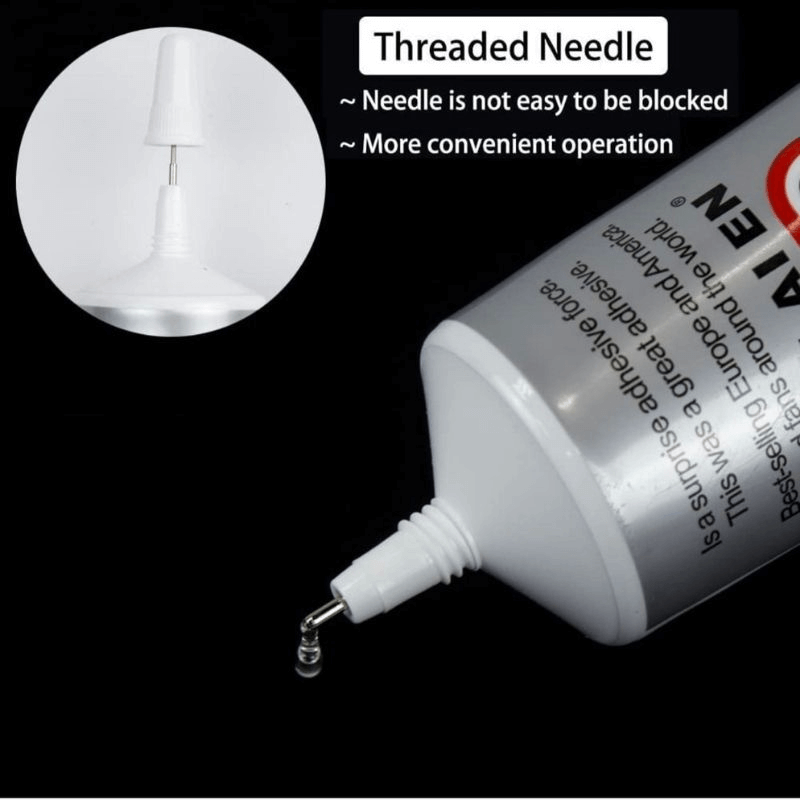 B7000 Jewelry Glue for Jewelry Making, 50ML/1.69 fl oz Clear B-7000 Glue Rhinestone, Multipurpose Super Adhesive for Phone Repair Nail Art Wood Glass Charms