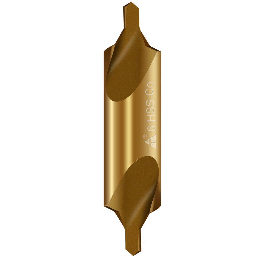 CNC Type A/B Straight Groove/spiral Cobalt Containing Center Drill Bit, Double Headed Stainless Steel Special Positioning and Centering Drill