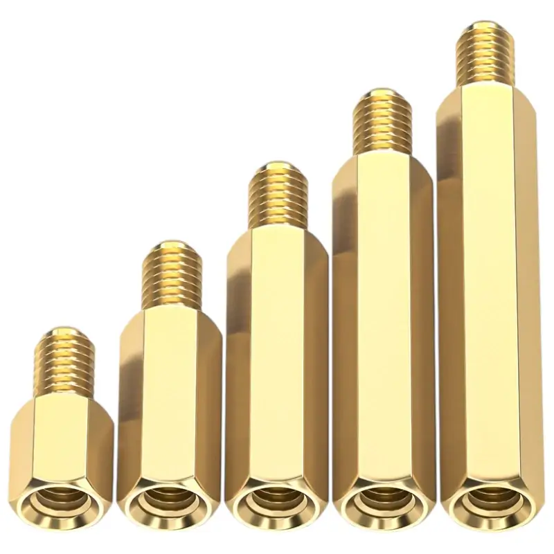 5_sg-11134201-7rccn-m6dht3q8p474b9 M2/M2.5/M3/M4/M5/M6 Copper Brass Pillars Standoff Circuit Spacer PCB Board Nut Screws,Hexagonal Copper Post,Single Head Copper Screw Post,Computer Case Motherboard Screw,Support Post