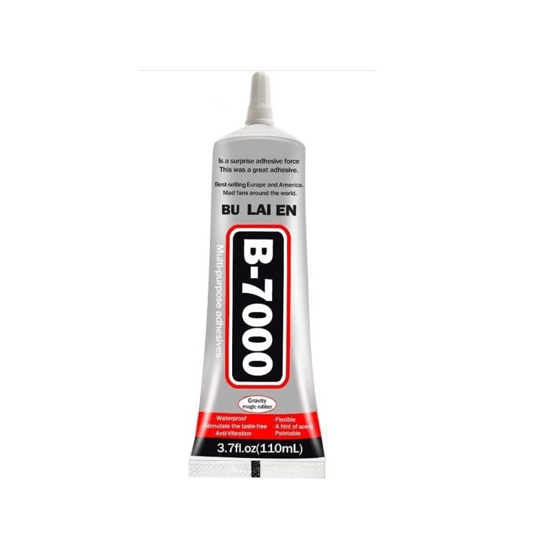 B7000 Jewelry Glue for Jewelry Making, 50ML/1.69 fl oz Clear B-7000 Glue Rhinestone, Multipurpose Super Adhesive for Phone Repair Nail Art Wood Glass Charms