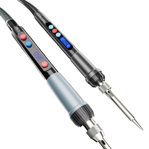 Delixi 60W/70W Digital Electric Soldering Iron Adjustable Temperature welding Tools Household Small Welding Pen Repair Welding Artifact Professional Electric Solder Gun