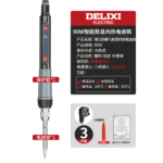 Delixi 60W/70W Digital Electric Soldering Iron Adjustable Temperature welding Tools Household Small Welding Pen Repair Welding Artifact Professional Electric Solder Gun