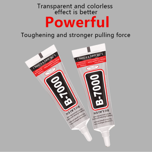 B7000 Jewelry Glue for Jewelry Making, 50ML/1.69 fl oz Clear B-7000 Glue Rhinestone, Multipurpose Super Adhesive for Phone Repair Nail Art Wood Glass Charms