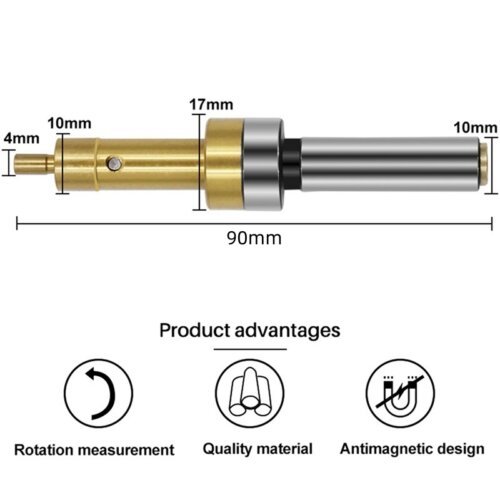 Precision Titanium Non-Magnetic Mechanical Edge Finder Center Finder Touch Point Sensor for CNC Machine,Mechanical Processing Factory Quickly Measurement Tool
