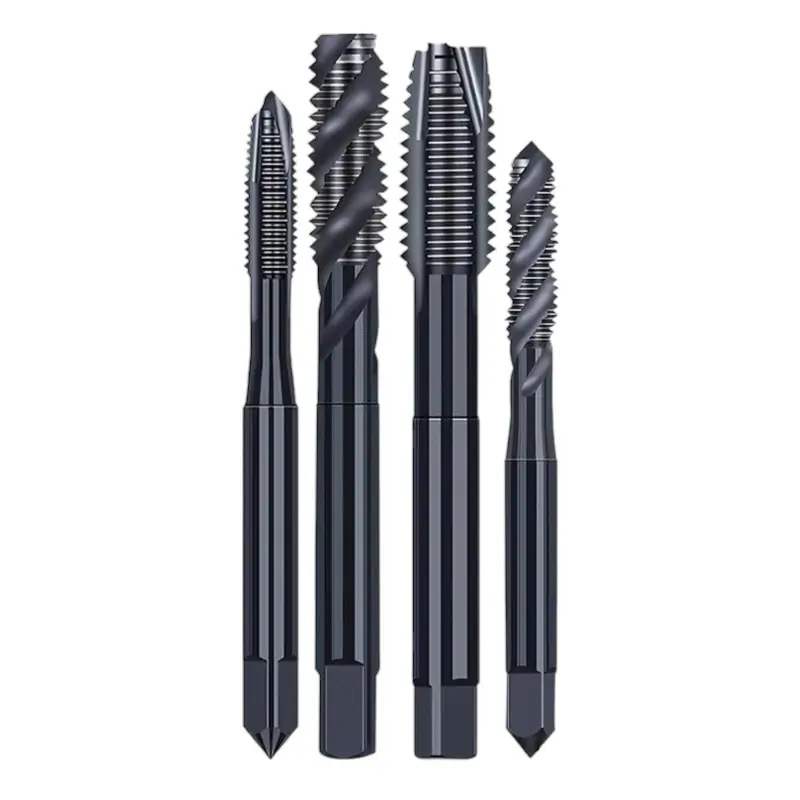 Cobalt Containing Nitride Superhard Tap Standard Spiral/Straight Fluted Tap M2 M3 M4 M5 M6 M7 M8 M9 M10 M11 M12 Metric Machine Screw Thread Taps Tip Tap
