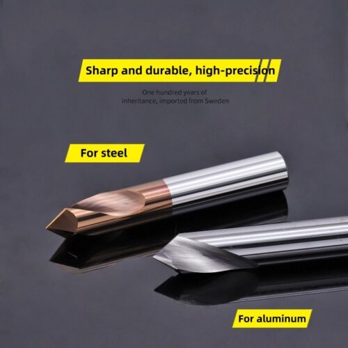 主图_03 1pcs HRC55 Tungsten Steel Alloy Centering Drill for Steel/Aluminum 90 Degree Chamfering Drill,Carbide Spot Drill Bit,CNC Drilling Guide Tool Location Center Router Bit Metal Drills