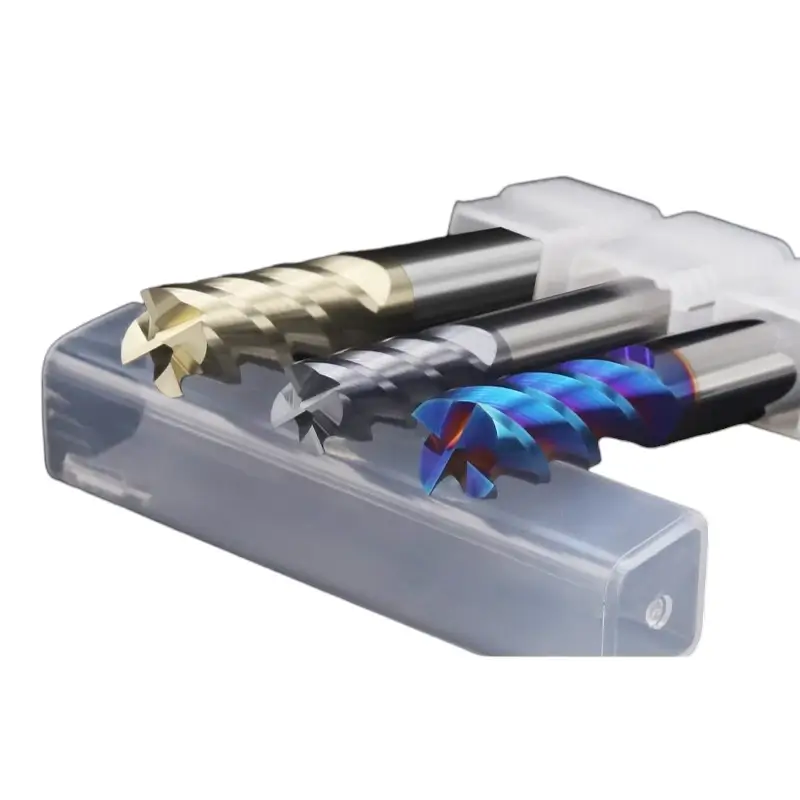 主图_111 Diameter 1~8mm 4 Flutes HRC65 Carbide Flat End Mill CNC Cutting Tools Alloy Carbide Milling EndMills Tungsten Steel Milling Cutter Square Router Bit