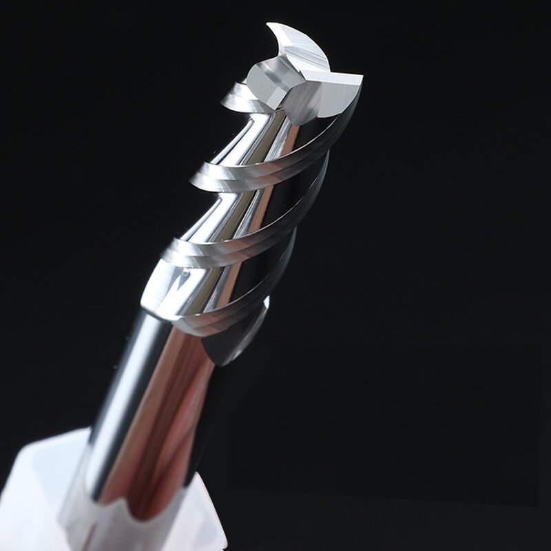 主图_2 3 Flutes HRC55 Carbide End Mill CNC Cutting Tools Alloy Carbide Milling EndMills Tungsten Steel Milling Cutter Square Router Bit for Aluminum Alloy